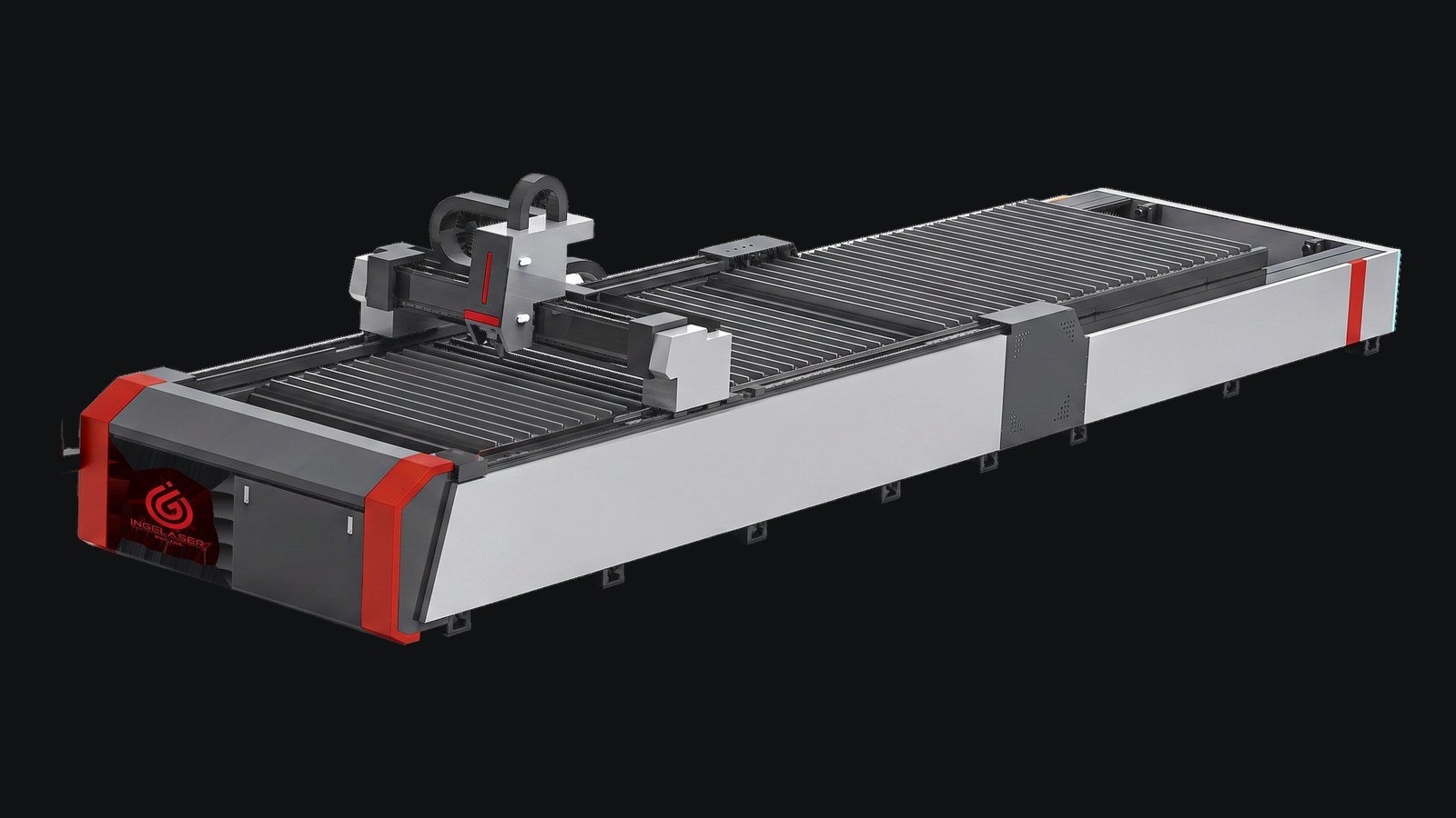 Cortadora láser LEA-DE con sistema de doble mesa de intercambio automático