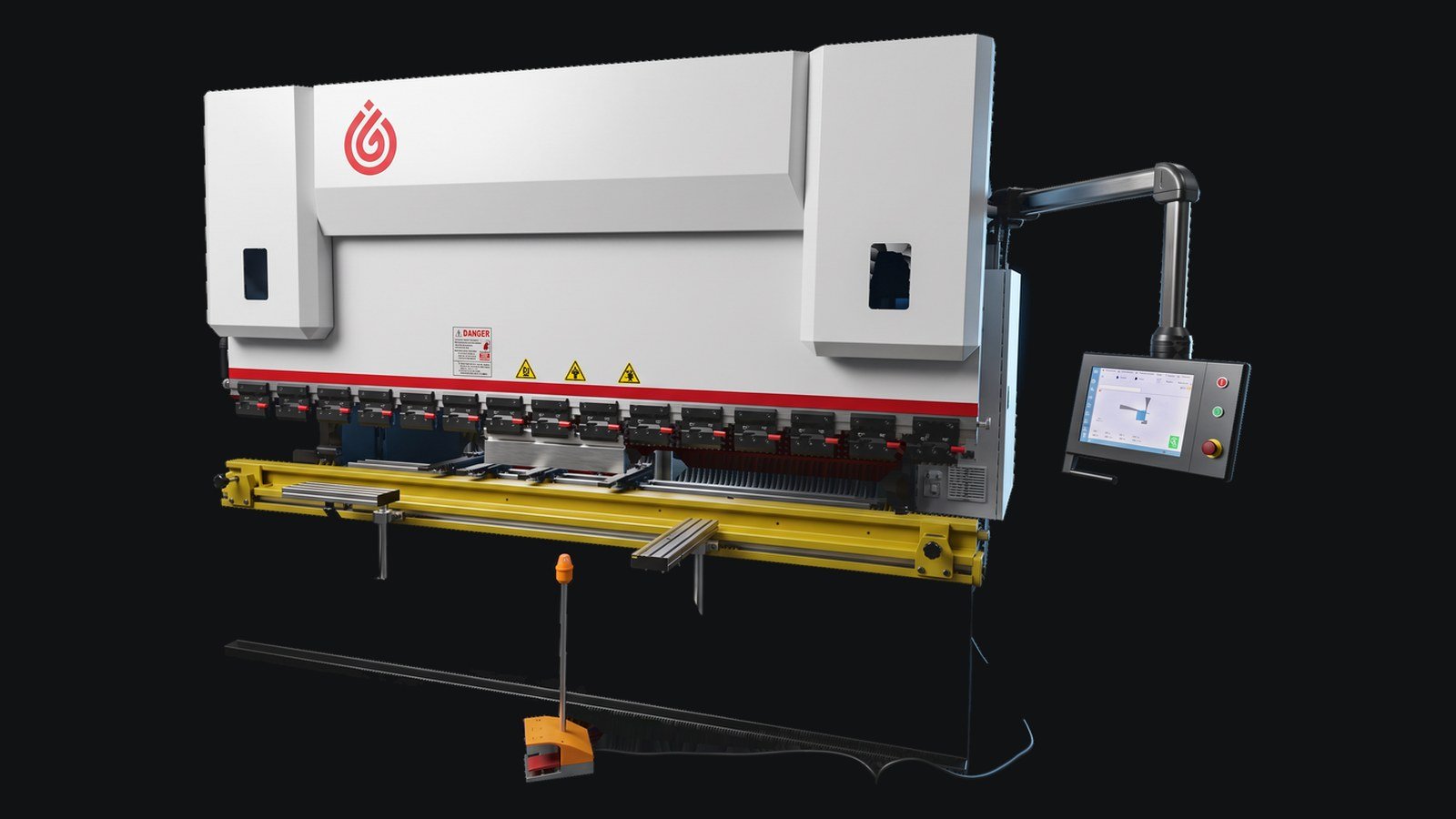 Plegadora de lámina CNC electrohidráulica sincronizada con consola de control